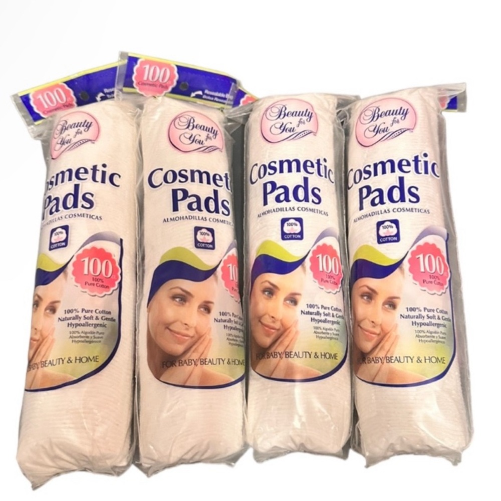 Bundle of 4 Cosmetic Pads (400 ct)